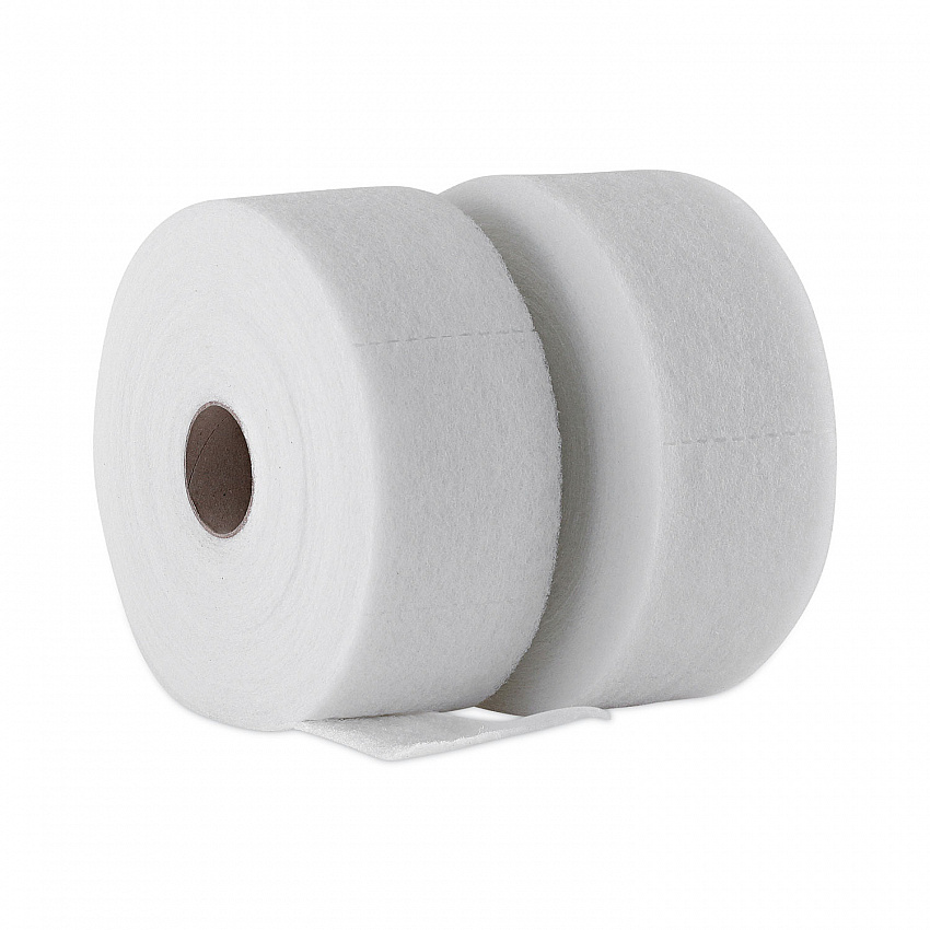 TrapEze Disposable Dusting Sheets, 5" x 125 ft, White, 250 Sheets/Roll, 2 Rolls/Carton (582505)