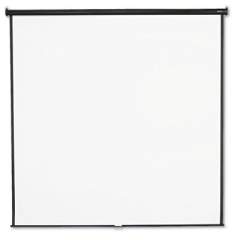 Quartet Wall or Ceiling Projection Screen, 96 x 96, White Matte Finish (696S)