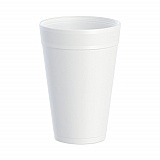 Foam Drink Cups, 32 oz., White, 25/Bag, 20 Bags/Carton (32TJ32)