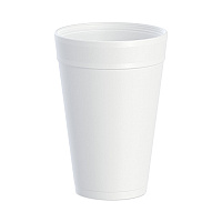 Foam Drink Cups, 32 oz., White, 25/Bag, 20 Bags/Carton (32TJ32)