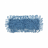 Dust Mop Head, Looped-End, Cotton/Synthetic Fibers, 18 x 5, Blue (1118)