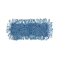 Dust Mop Head, Looped-End, Cotton/Synthetic Fibers, 18 x 5, Blue (1118)