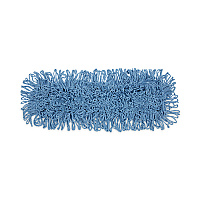 Dust Mop Head, Looped-End, Cotton/Synthetic Fibers, 24 x 5, Blue (1124)