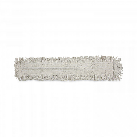 Disposable Dust Mop Head, Cotton/Synthetic Fibers, 48 x 5, White (1648)