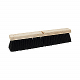 Floor Brush Head, 3" Black Medium Weight Polypropylene Bristles, 18" Brush (20618)