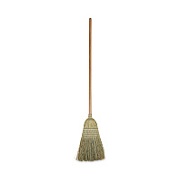 100% Corn Brooms, 60" Overall Length, Natural, 6/Carton (BR10001)