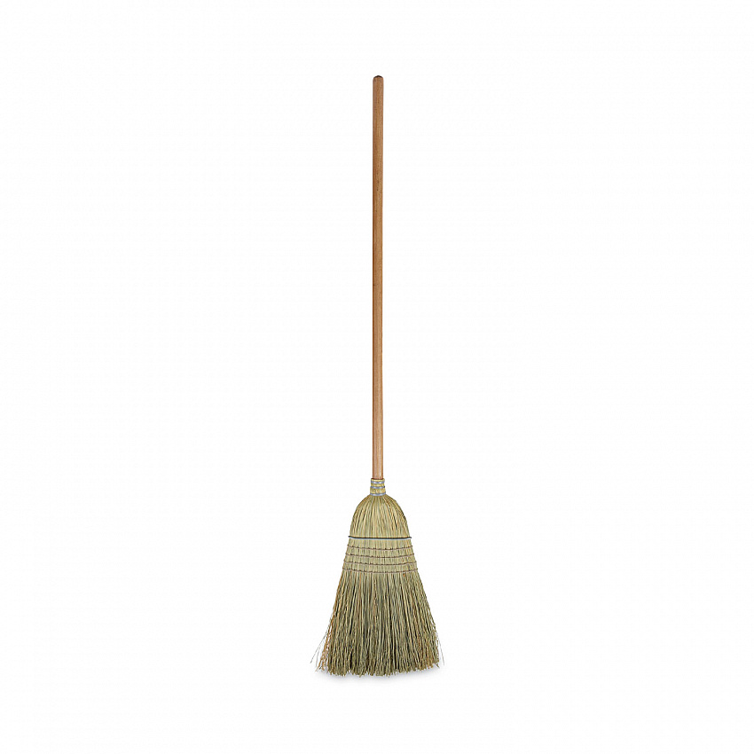 100% Corn Brooms, 60" Overall Length, Natural, 6/Carton (BR10001)