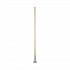 Clip-On Dust Mop Handle, Lacquered Wood, Swivel Head, 1