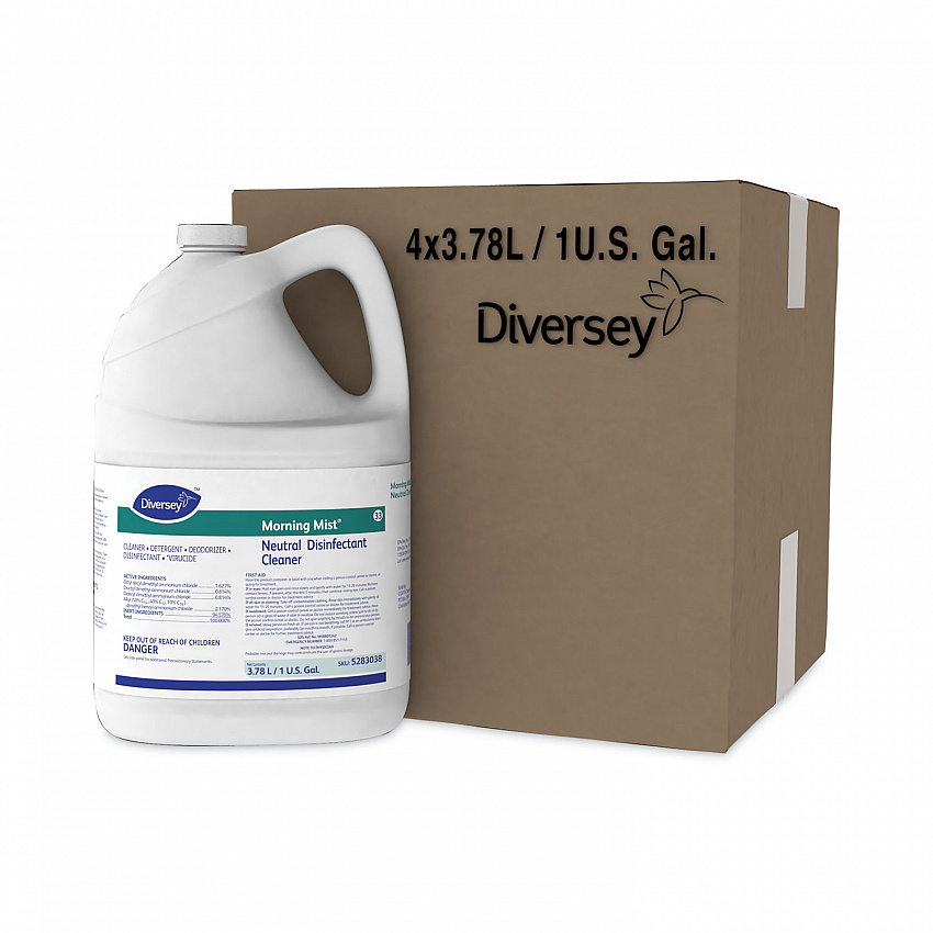 Morning Mist Neutral Disinfectant Cleaner, Fresh Scent, 1 gal Bottle (5283038)