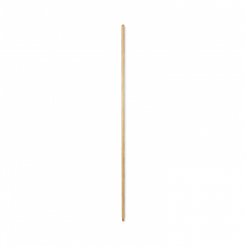 Threaded End Broom Handle, 0.94" dia x 54", Natural (121)