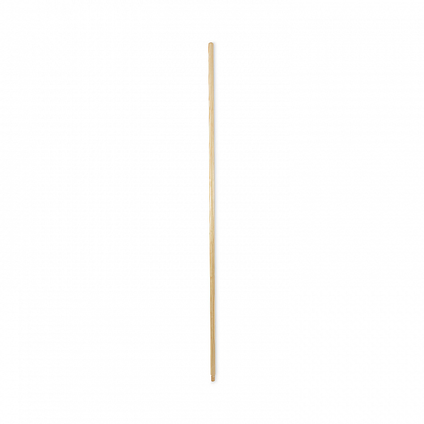 Threaded End Broom Handle, 0.94" dia x 60", Natural (122)
