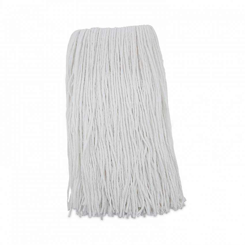 Premium Cut-End Wet Mop Heads, Rayon, 20 oz, White, 12/Carton (220RCT)