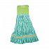 EcoMop Looped-End Mop Head, Recycled Fibers, Medium Size, Green (1200MEA)