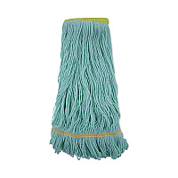 EcoMop Looped-End Mop Head, Recycled Fibers, Extra Large Size, Green, 12/Carton (1200XLCT)