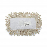 Industrial Dust Mop Head, Cotton, 12 x 5, White (1312)