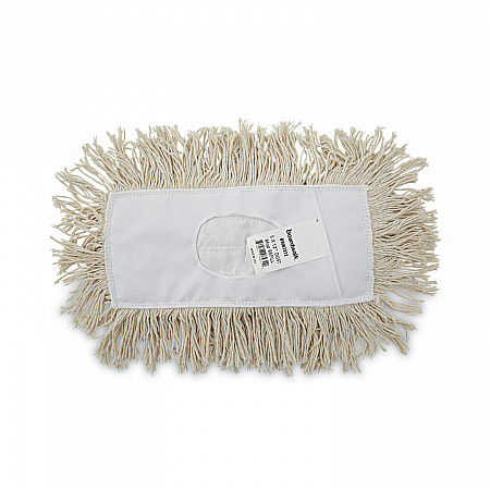 Industrial Dust Mop Head, Cotton, 12 x 5, White (1312)