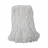 Mop Head, Value Standard Head, Rayon Fiber, Cut-End, #16, White, 12/Carton (2016R)