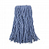 Mop Head, Standard Head, Cotton/Synthetic Fiber, Cut-End, #24, Blue, 12/Carton (2024B)