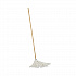 Handle/Deck Mops, #16 White Rayon Head, 48