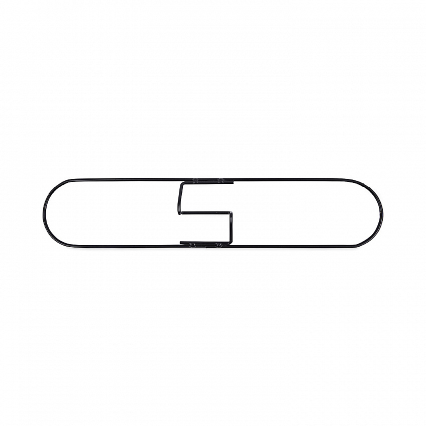 Clip-On Dust Mop Frame, 24 x 5, Zinc Plated, Black (1424)
