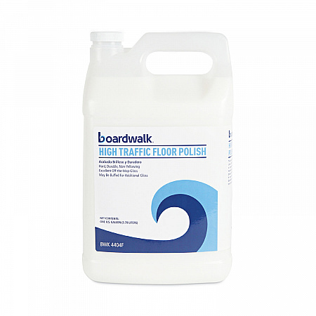 High Traffic Floor Polish, Apply 3 to 5 Coats per Application, 1 gal Bottle (4404FEA)