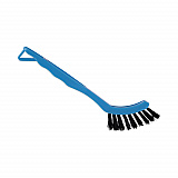 Grout Brush, Black Nylon Bristles, 8.13" Blue Plastic Handle (9008)