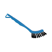 Grout Brush, Black Nylon Bristles, 8.13" Blue Plastic Handle (9008)