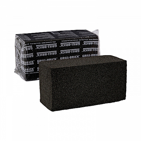 Grill Brick, 8 x 4, Black, 12/Carton (GB12PC)