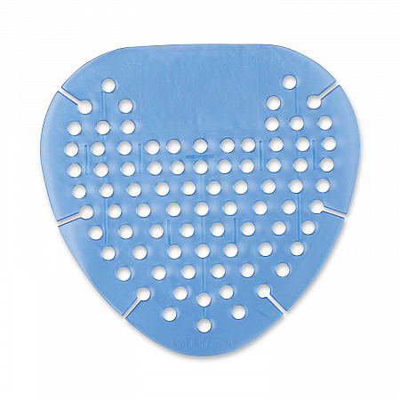 Gem Urinal Deodorizer Screen, Cotton Blossom Scent, Blue, 12/Box (GEMCBL)