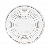 Portion/Souffle Cup Lids, Fits 3.25 oz/4 oz/5.5 oz Portion Containers, Plastic, Clear, 125/Sleeve, 20 Sleeves/Carton (PL4PP)
