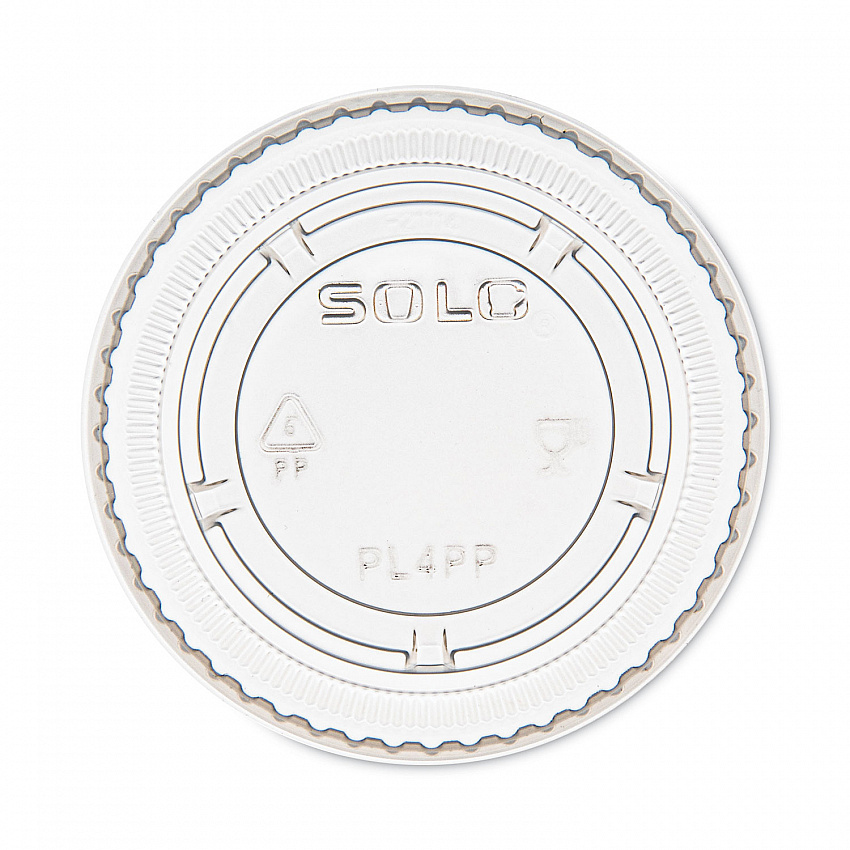 Portion/Souffle Cup Lids, Fits 3.25 oz/4 oz/5.5 oz Portion Containers, Plastic, Clear, 125/Sleeve, 20 Sleeves/Carton (PL4PP)