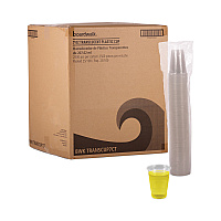 Translucent Plastic Cold Cups, 7 oz, 100/Sleeve, 25 Sleeves/Carton (TRANSCUP7CT)