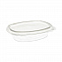 EarthChoice Recycled PET Hinged Container, 8 oz, 4.92 x 5.87 x 1.32, Clear, Plastic, 200/Carton (0CA910080000)