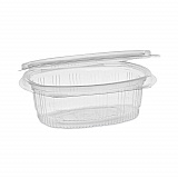 EarthChoice Recycled PET Hinged Container, 12 oz, 4.92 x 5.87 x 1.89, Clear, Plastic, 200/Carton (0CA910120000)