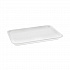 Meat Tray, #4 Shallow, 9.12 x 7.12 x 0.65, White, Foam, 500/Carton (0TF104S00000)