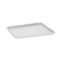 Supermarket Tray, #8S, 10 x 8 x 0.65, White, Foam, 500/Carton (0TF108S00000)
