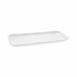 Supermarket Tray, #10S, 10.75 x 5.7 x 0.65, White, Foam, 500/Carton (0TF110S00000)