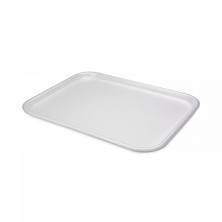 Supermarket Tray, #1216, 16.25 x 12.662 x 0.62, White, Foam, 100/Carton (0TF112160000)