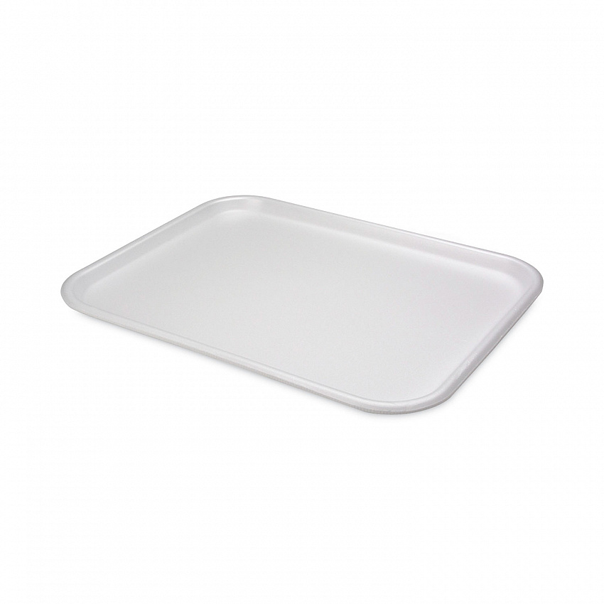 Supermarket Tray, #1216, 16.25 x 12.662 x 0.62, White, Foam, 100/Carton (0TF112160000)
