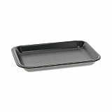 Supermarket Tray, #2, 8.2 x 5.7 x 0.91, Black, Foam, 500/Carton (0TFB00200000)