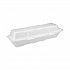 Foam Hinged Lid Containers, Dual Tab Lock Hoagie, 13 x 4.5 x 3, White, 250/Carton (0TH1X267000Y)