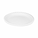 Placesetter Deluxe Laminated Foam Dinnerware, Plate, 10.25" dia, White, 540/Carton (0TK10010000Y)