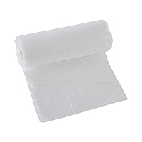 High-Density Can Liners, 16 gal, 6 mic, 24" x 33", Natural, Perforated Roll, 50 Bags/Roll, 20 Rolls/Carton (243306)