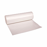 High-Density Can Liners, 33 gal, 14 mic, 33" x 38", Natural, Perforated Roll, 25 Bags/Roll, 10 Rolls/Carton (334016)