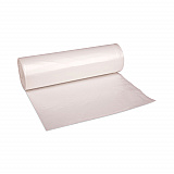 High-Density Can Liners, 60 gal, 19 mic, 38" x 58", Natural, Perforated Roll, 25 Bags/Roll, 6 Rolls/Carton (385822)