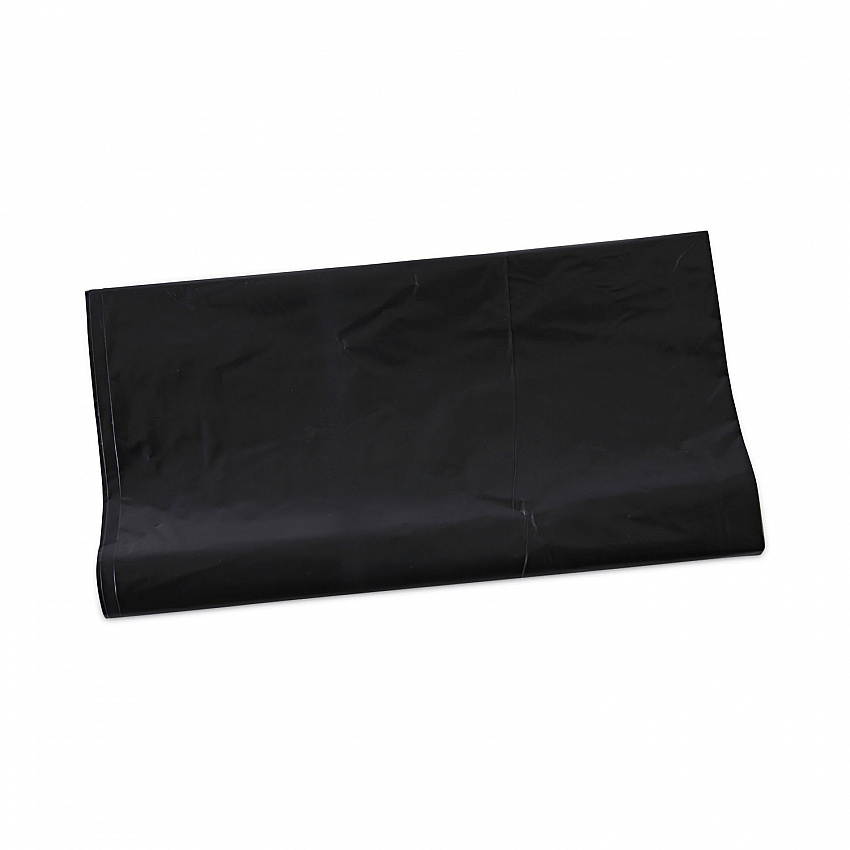 Linear Low Density Industrial Can Liners, 56 gal, 1.7 mil, 43" x 47", Black, Flat Pack, 100/Carton (G4347HBL)