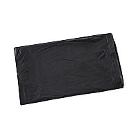 Linear Low Density Industrial Can Liners, 30 gal, 0.65 mil, 30" x 36", Black, Flat Pack, 200/Carton (L3036H)