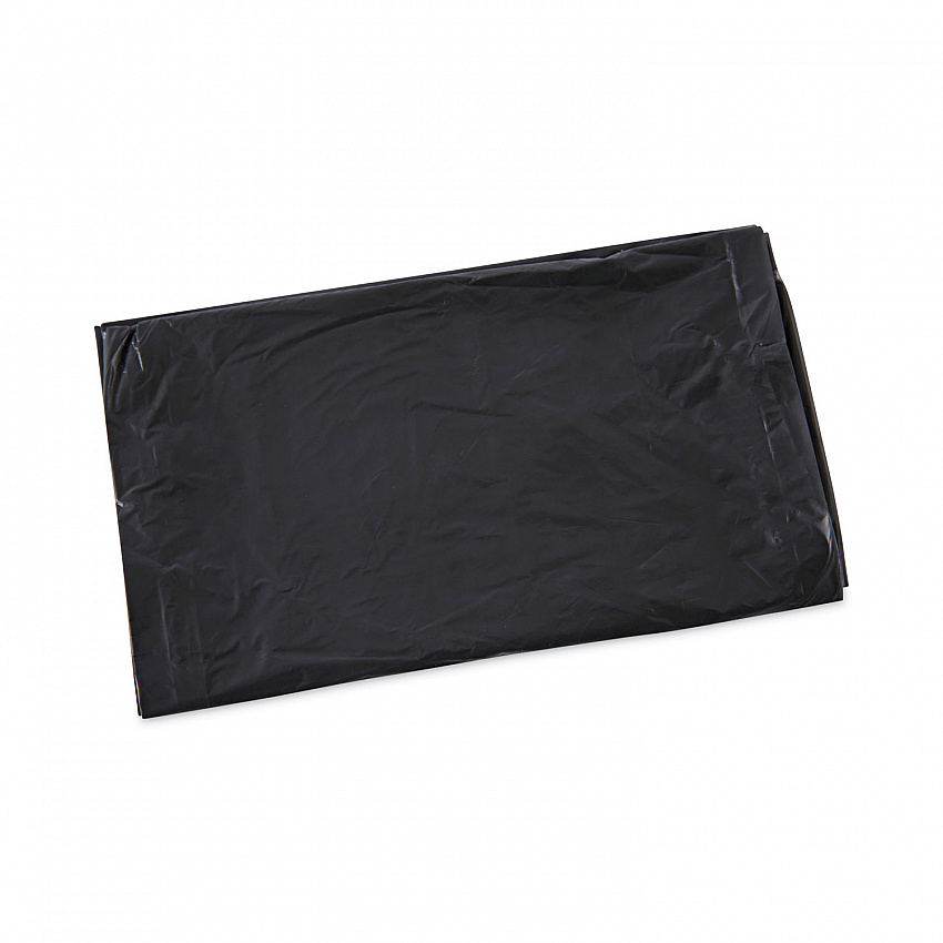 Linear Low Density Industrial Can Liners, 30 gal, 0.65 mil, 30" x 36", Black, Flat Pack, 200/Carton (L3036H)