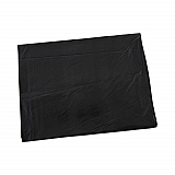 Linear Low Density Industrial Can Liners, 60 gal, 0.7 mil, 38" x 58", Black, Flat Pack, 100/Carton (L3858H)