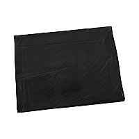 Linear Low Density Industrial Can Liners, 60 gal, 0.7 mil, 38" x 58", Black, Flat Pack, 100/Carton (L3858H)